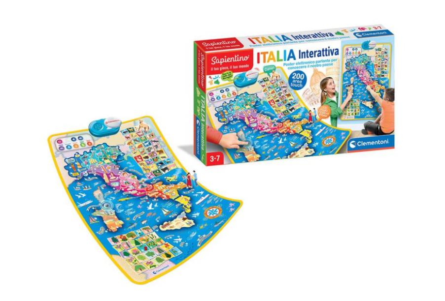 CLEMENTONI SAPIENTINO TALKING POSTER ITALIA 16445 ART.530750714 CLEMENTONI SAPIENTINO TALKING POSTER ITALIA 16445 ART.530750714