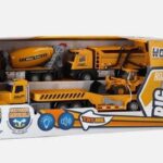 SET VEICOLI CANTIERE A FRIZIONE B/O L/S 4PZ TRYME