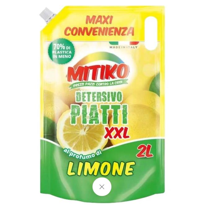 MITIKO PIATTI ECO BUSTA 2LT LIMONE MITIKO PIATTI ECO BUSTA 2LT LIMONE