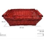 CESTO RETT. ROSSO $ 37X30X12 319032