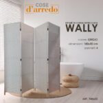 WALLY SEPARE' 4 PANNELLI GRIGIO 45XH180 CM ART.748655