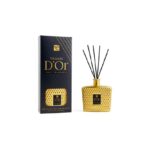 DIFFUSORE DI FRAGRANZA CON BOTTIGLIA DIAMANTE 700ML MELOGRANO SELVATICO CON BACCHETTI IN FIBRA ART.83879 -