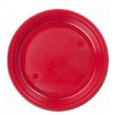 ELIOS PIATTO PIANO PZ 20 ROSSO RIUTILIZZABILI