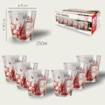 BICCHIERI CHRISTMAS NORDIC S/6 25CL 1049