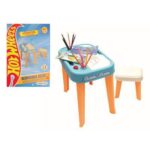 HOT-WHEELS SCRIVANIA CON SGABELLO E 14 ACCESSORI CARIOCA HTW624