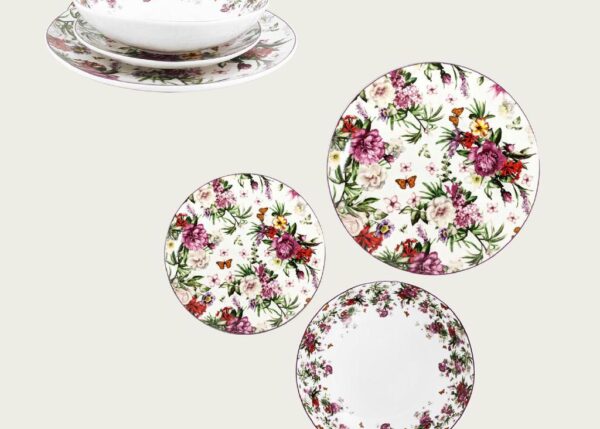 PIATTI SET 18PZ COORDINATI VICTORIA ART.56448