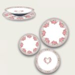 PIATTI SET 18PZ SHABY HEART ART.57918
