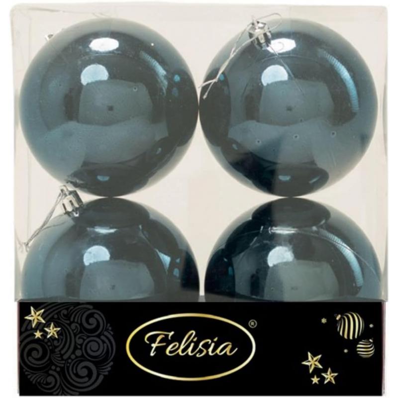 PALLE DI NATALE PLASTICA 10CM PZ.4 BLU NOTTE LUCIDA ART.14302029 PALLE DI NATALE PLASTICA 10CM PZ.4 BLU NOTTE LUCIDA ART.14302029
