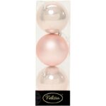 PALLE DI NATALE PLASTICA PZ.3 ASS. LUCIDE+OPACHE CIPRIA DIAM.10CM ART.14305648