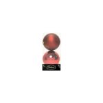 PALLE DI NATALE PLASTICA PZ.2 ASS. LUCIDE+OPACHE BURGUNDY DIAM.12CM ART.14305778