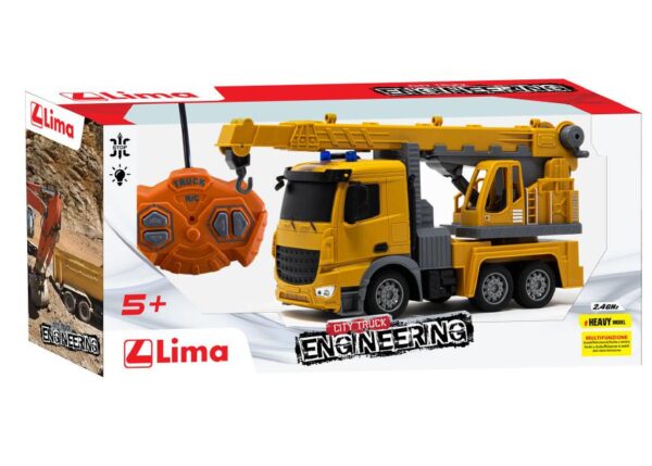 CAMION C/BRACCIO 1:24 R/C CONSTRUCTION TRUCK RICAR.HT206 ART.500370032