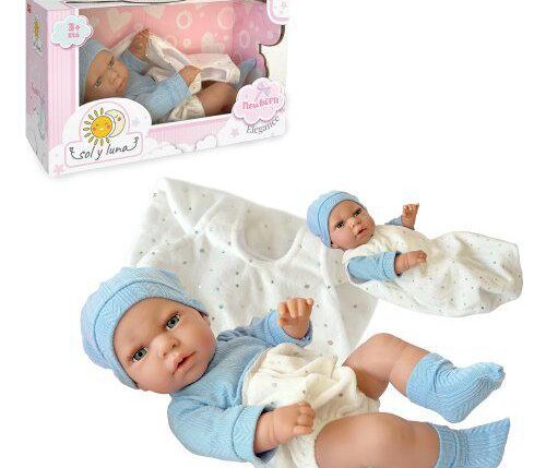 BAMBOLOTTO SCATOLA 40CM CELESTE ODG1116 ART.510011095