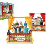 TEATRINO LEGNO 36X36 C/4 MARIONETTE ASSORTITE 7324 ODG1173 ART.530480511