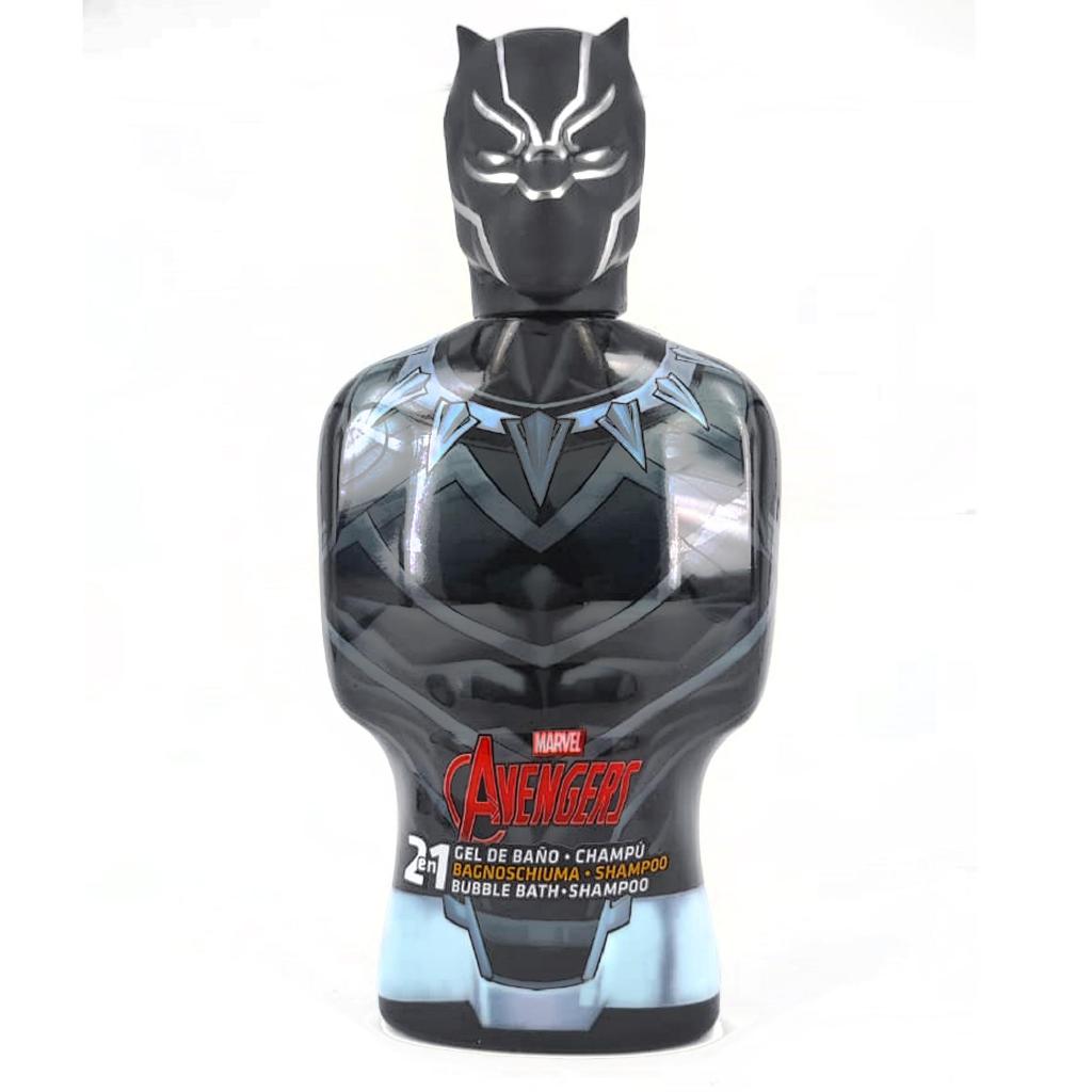 BAGNOSCHIUMA BLACK PANTER BUSTO 3D 2IN1 350ML ART.LN2554 BAGNOSCHIUMA BLACK PANTER BUSTO 3D 2IN1 350ML ART.LN2554