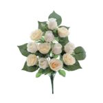 MAZZO 5505-01 ROSE BIANCHE CON BOCCIOLI