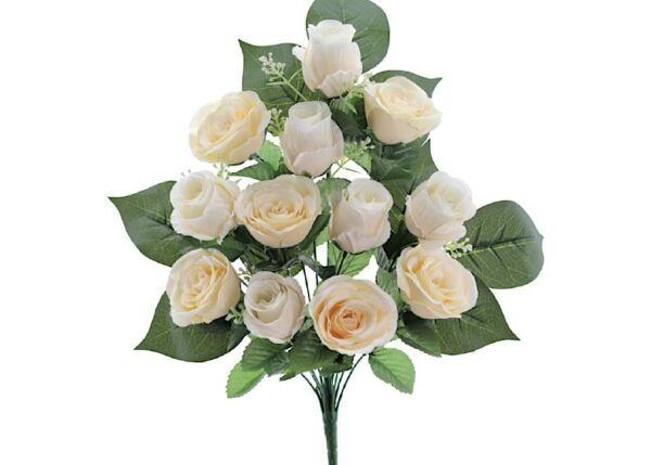 MAZZO 5505-01 ROSE BIANCHE CON BOCCIOLI