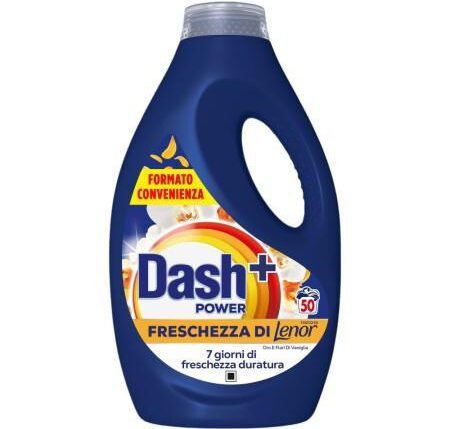 DASH LIQUIDO POWER 50LAV. LENOR ORO E FIORI