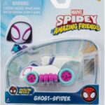 SPIDEY PERSONAGGIO 1:64 GHOST SPIDER CON VEICOLO ART.SNF0193
