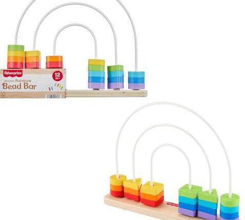 FISHER PRICE ARCOBALENO IN LEGNO