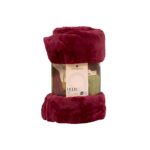 PLAID 156047T OLLIS GRANATO 130X180 POLIESTERE