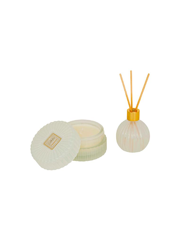 SET PROFUMATORE 211729A THE BIANCO VETRO SET PROFUMATORE 211729A THE BIANCO VETRO