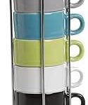 TAZZE CAFFE'SET 6PZ 738719022A CON STAND