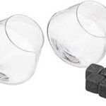SET 2 BICCHIERI WHISKY 188849 CON PIETRE