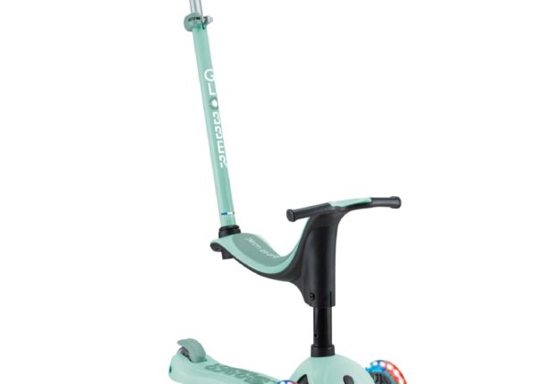 MONOPATTINO TRE RUOTE CON SEDUTA MINT-PISTACHIO ART.IDD452-706