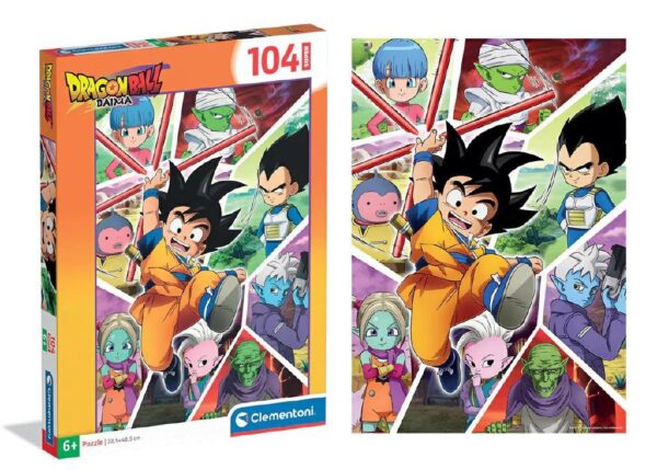 CLEMENTONI PUZZLE 104PZ SUPER DRAGON BALL DAIMA3- 25097.4 ART.0000129546