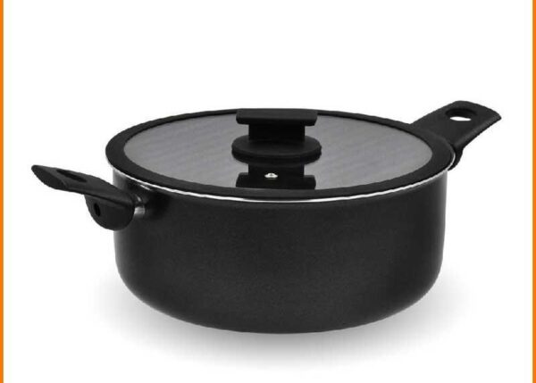 VULCANO CASSERUOLA 26CM 2MANICI COPERCHI