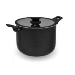 PENTOLA VULCANO 24CM COPERCHIO VETRO