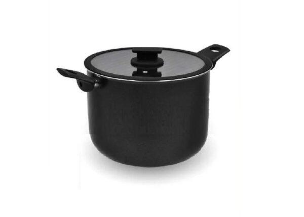 PENTOLA VULCANO 24CM COPERCHIO VETRO