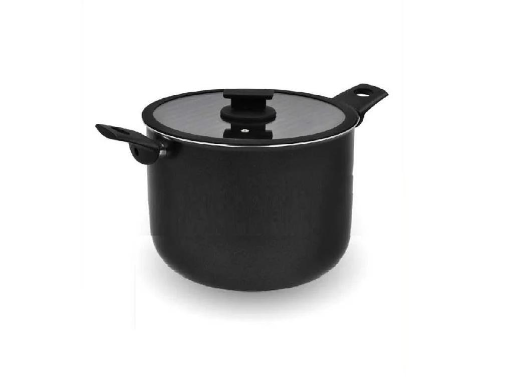 PENTOLA VULCANO 24CM COPERCHIO VETRO PENTOLA VULCANO 24CM COPERCHIO VETRO