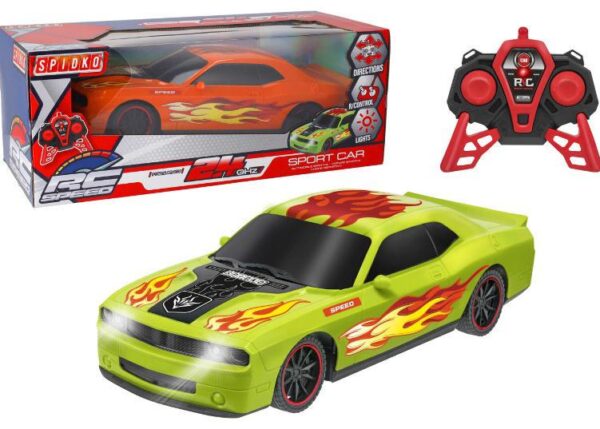 AUTO R/C SPORT 7FUNZIONI CON LUCI 2,4GHZ SCALA 1:10 42888