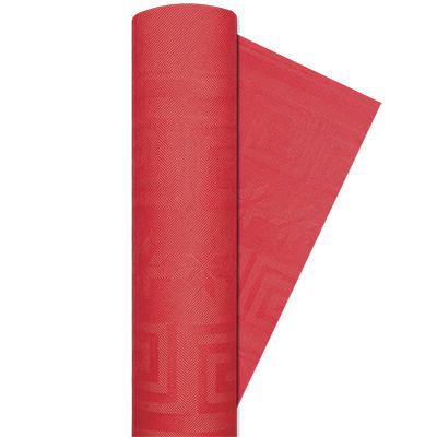 TOVAGLIA CARTA DAMASCATA 1.20X5MT ROSSO 14823