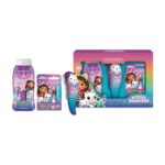 CONFEZIONE REGALO GABBY DOLLHOUSE GIFT SPAZZOLA+BS+BURRO CACAO