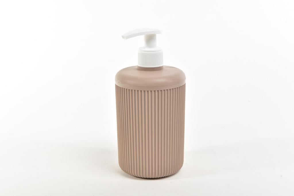 DISPENSER SAPONE IN PLASTICA 500ML NOCCIOLA ART.27518 - DISPENSER SAPONE IN PLASTICA 500ML NOCCIOLA ART.27518 -