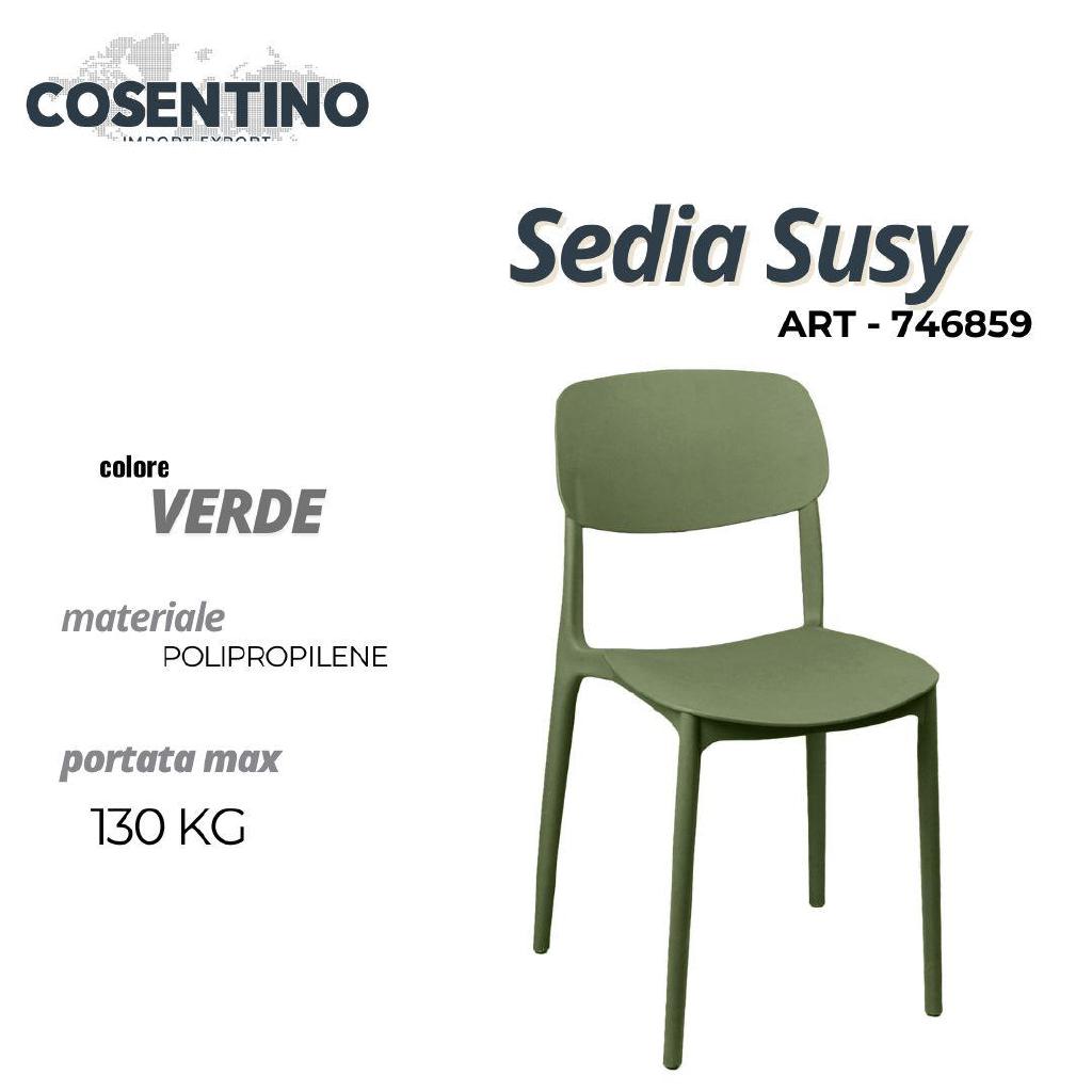 SEDIA IN POLIPROPILENE H78,5 SUSY VERDE ART.746859 SEDIA IN POLIPROPILENE H78,5 SUSY VERDE ART.746859