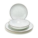 SERVIZIO TAVOLA 01927 AURORA 18PZ PORCEL