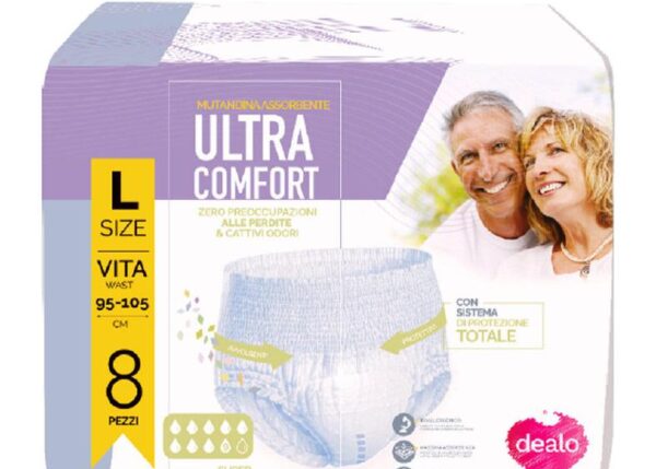 DEALO MUTANDINE ASS. ULTRA CONFORT 8PZ MIS.L ART.11210