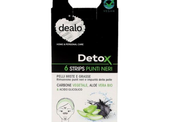 DEALO STRIPS PUNTI NERI DETOX 6PZ ART.16030