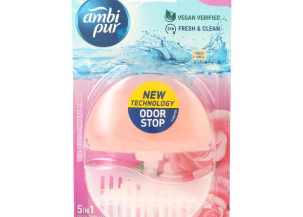 AMBIPUR WC TAVOLETTA 55ML ROSE 5 IN 1