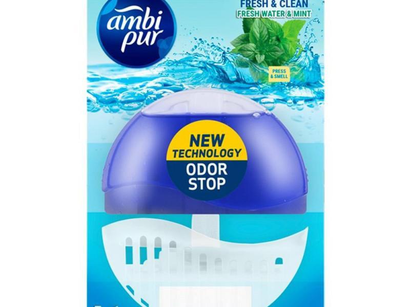 AMBIPUR WC TAVOLETTA 55ML FESH WATER & MINT 5 IN 1