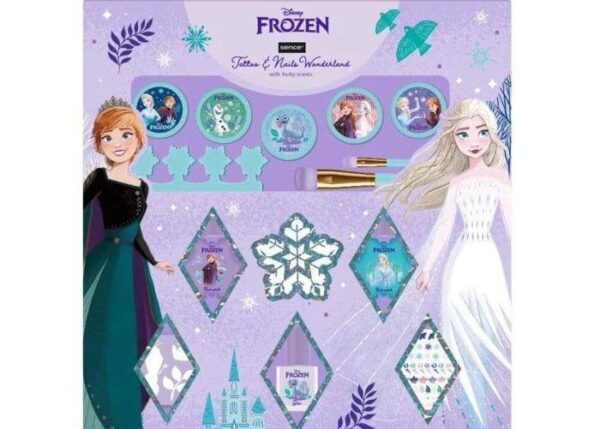 FROZEN SET REGALO 13 PEZZI PER UNGHIE TATUAGGIO ART.PO0270
