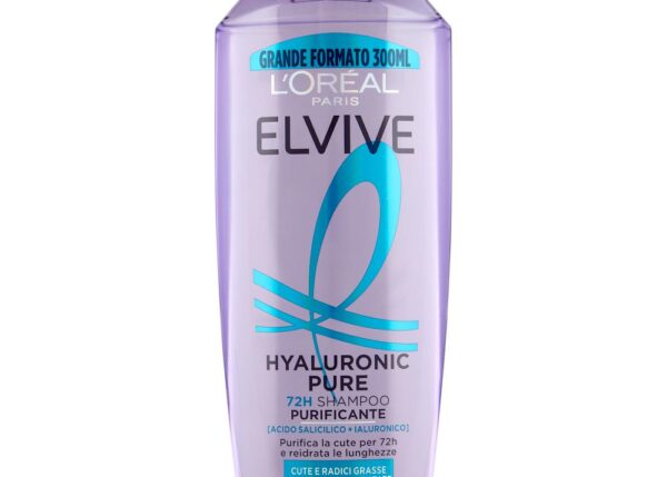 ELVIVE SHAMPOO 300ML PURIFICANTE CON ACIDO IALURONICO PURO