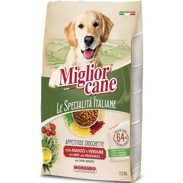 MIGLIOR CANE CROCCHETTE 2,5 KG MANZO E VERDURE LE SPECIALITA' ITALIANE MIGLIOR CANE CROCCHETTE 2,5 KG MANZO E VERDURE LE SPECIALITA' ITALIANE
