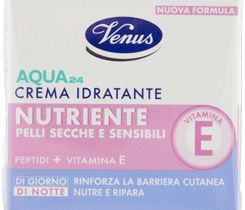 VENUS CREMA VISO AQUA24 50ML NUTRIENTE ANTIETÃ€ VITAMINA E