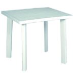 TAVOLO FIOCCO QUADRATO 80X75 BIANCO $