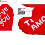 CUSCINO CUORE 60CM 2 ASS. TI AMO LOVE ART.29991