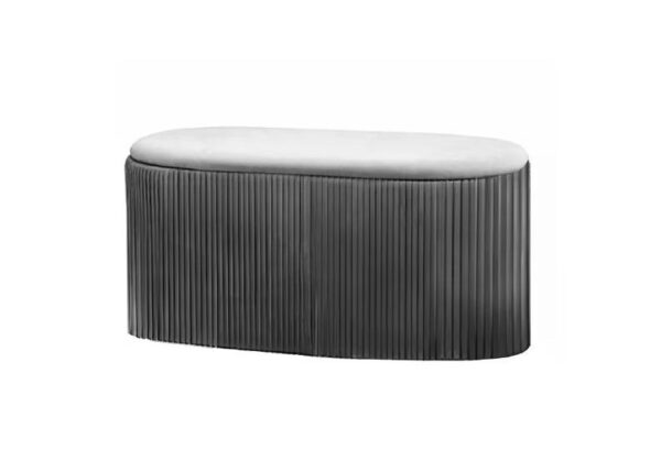 PANCA CONTENITORE 118190 ISKRA GRIGIO 80X40X40CM